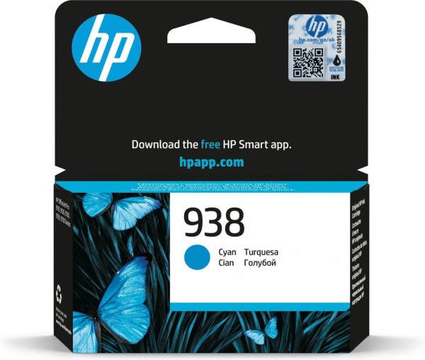 60303_Original_HP_938_cyan_Tinte_Patrone_schwarz_OfficeJet_9110_9117_9120_9122_9123_9125_9128_9130_9132_9133_9135_9720_9730