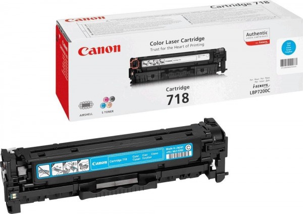 Original Canon Toner 2661B002 CRG-718C cyan für I-Sensys MF 8350 8360