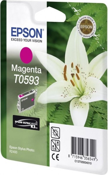 Original Epson Tinten Patrone T0593 magenta für Stylus Photo R2400