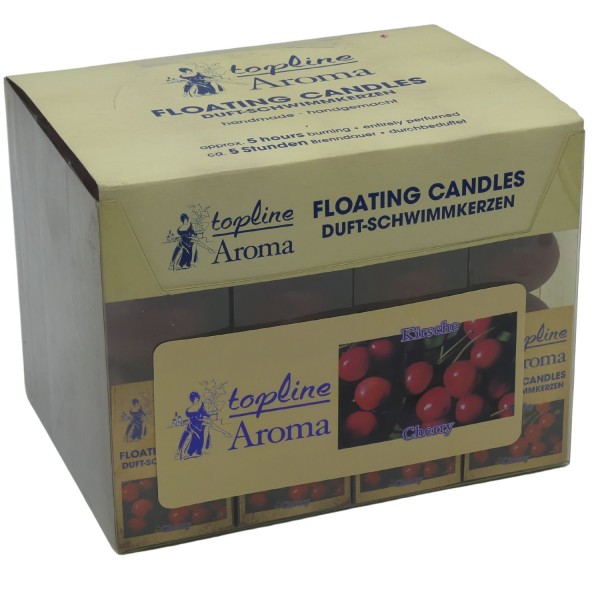 52973_Topline_Austria_Duft-Schwimmkerzen_Set_rot_Kirsche_Cherry_handgemacht_48_Stück_Geschenk
