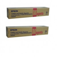 2x Original Epson Toner C13S050040 magenta für AcuLaser C8500 B-Ware