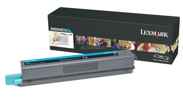 Original Lexmark Toner X925H2CG cyan für X 925 DE oV