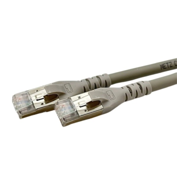 58202_METZ_Connect_Patchkabel_RJ_45_Cat6A_AWG26_Netzwerkkabel_Ethernet_LAN_Netzwerk_1m_grau