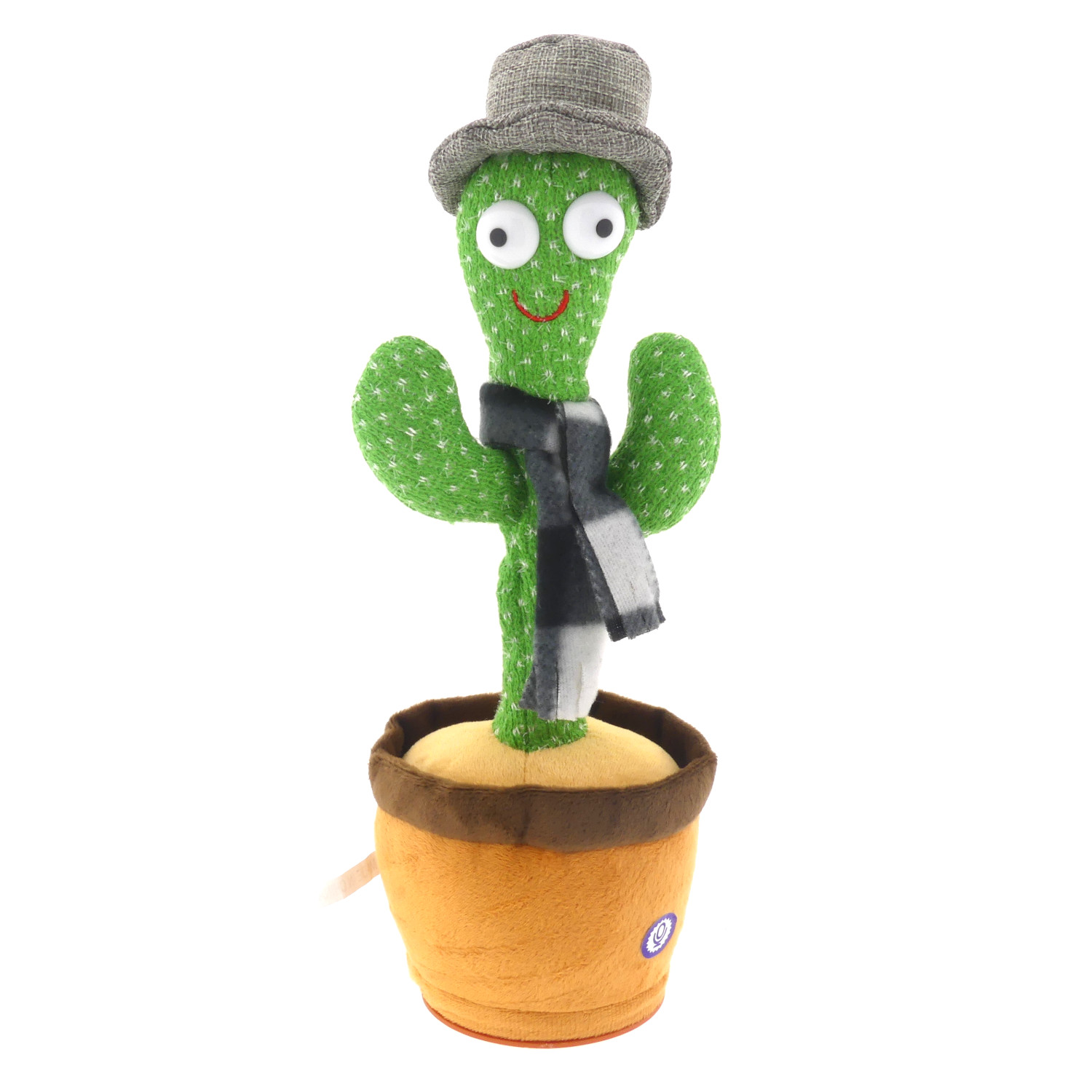 Sprechender tanzender Kaktus Lila Hut Spielzeug Plüsch-Puppe
