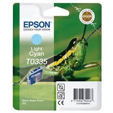 Original Epson Tinten Patrone T0335 cyan für Stylus Photo 950 960