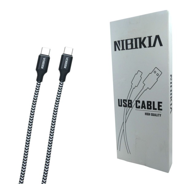 48752_Nibikia_USB_C_auf_USB_C_Kabel_2er_Packung_3_Meter_Stromversorgung_Datenübertragung