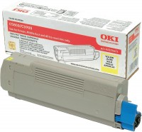Original OKI Toner 43324421 gelb für C5550 MFP OKI C5800 C5900 B-Ware