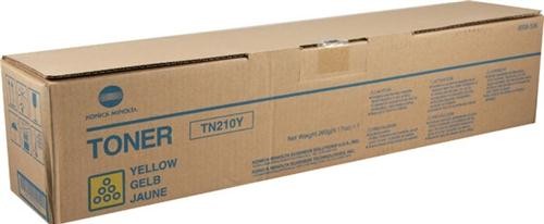 Original Konica Minolta Toner TN-210Y gelb für Bizhub C250 C252 B-Ware