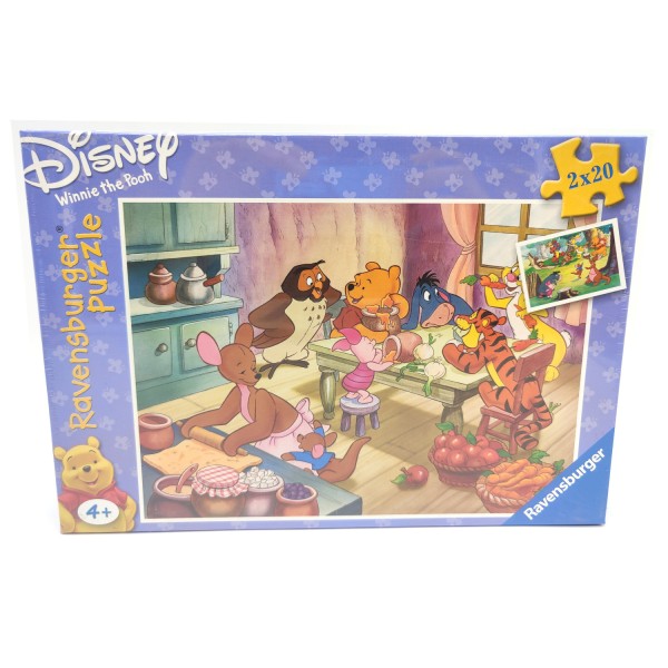 53009_Ravensburger_Puzzle_Winnie_the_Pooh_Backen_und_Feiern_089376_2_x_20_Teile_26_x_18_cm_NEU_OVP