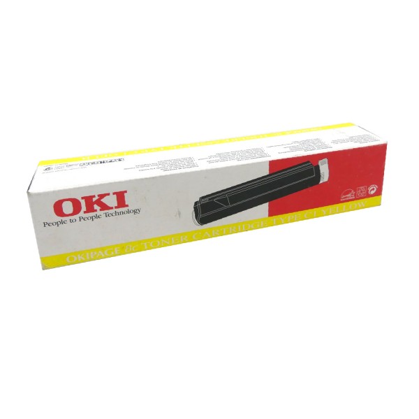 Original OKI Toner 41012306 gelb für OkiPAGE 8 B-Ware
