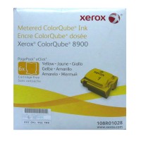 6x Original Xerox Tinte 108R01028 gelb für ColorQube 8900 6x Original Xerox Tinte 108R01028 gelb für ColorQube 8900