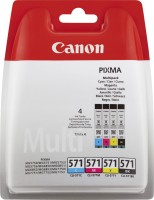Originale Canon Tintenpatronen CLI-571CL Multipack 4-farbig für Pixma MG5700 MG6800 MG7700 Originale Canon Tintenpatronen CLI-571CL Multipack 4-farbig für Pixma MG5700 MG6800 MG7700