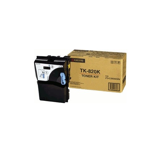 Original Kyocera Toner TK-820K schwarz für FS-C 8100 B-Ware