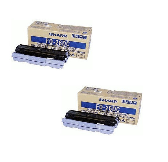 2x Original Sharp Toner FO-26DC black für FO 2600 Series 2850 UX 3600 Series B-Ware