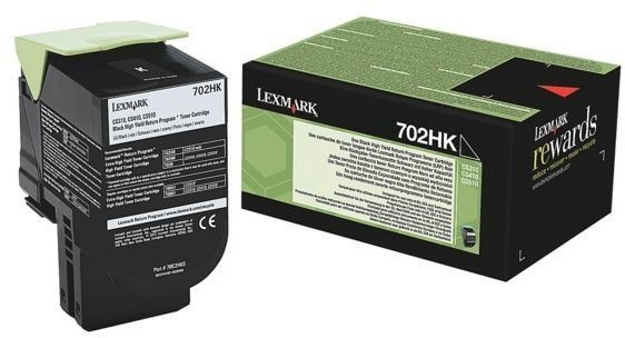 Original Lexmark Toner 702HK 70C2HK0 schwarz für CS 310 410 oV