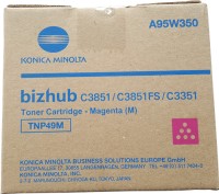 Original Konica Minolta Toner TNP-49M A95W350 magenta für Bizhub C 3351 3851 - neu umverpackt