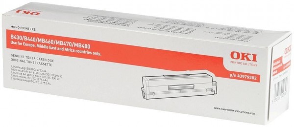 17400_Original_OKI_Toner_43979202_schwarz_für_B_430_440_460_470_480_B-Ware
