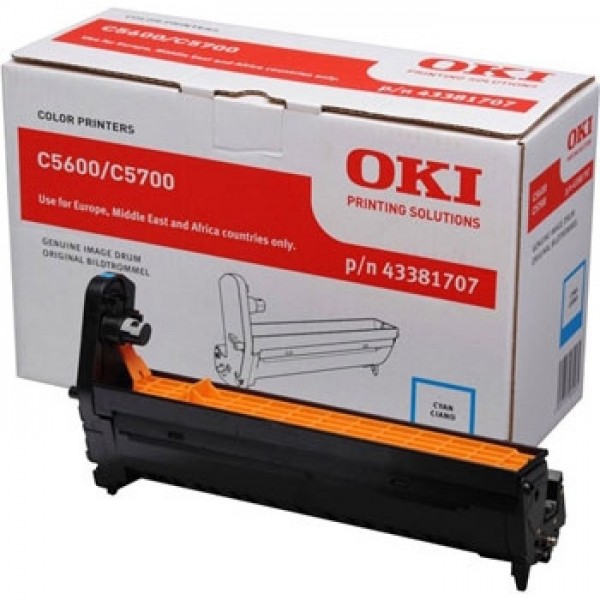 Original OKI Trommel 43381707 cyan für C5600 C5700 B-Ware