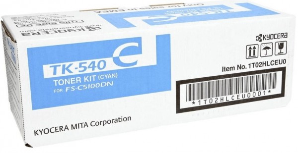 Original Kyocera Toner TK-540C cyan für FS-C 5100 B-Ware