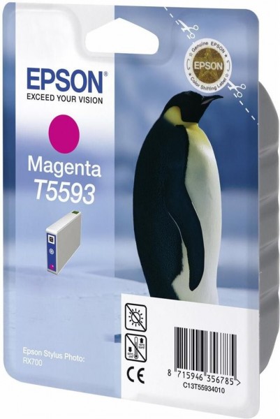Original Epson Tinten Patrone T5593 magenta Stylus Photo RX 700