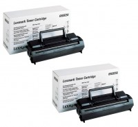 2x Original Lexmark Toner 69G8256 schwarz für Optra E B-Ware