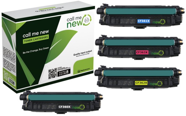 54693_4x_Callmenew_Toner_für_HP_CF360X-3X_Color_LaserJet_Enterprise_Flow_MFP_M_577_Managed_M_550