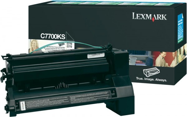 Original Lexmark Toner C7700KS schwarz für C770 C772 oV