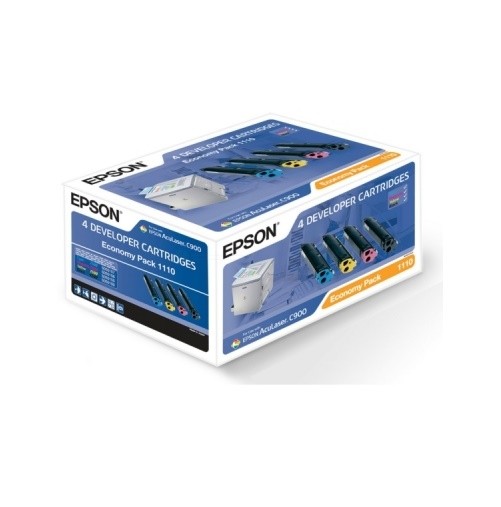 Original Epson Toner S051110 SET für Aculaser C 900 LP 1500 B-Ware