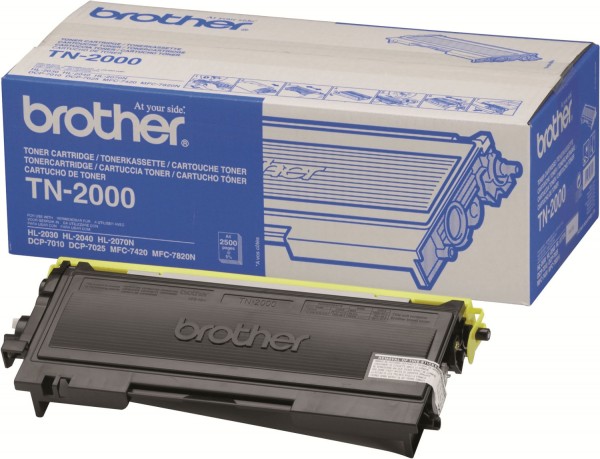 Original Brother Toner TN-2000 für HL 2030 2040 2070N DCP 7010 7025