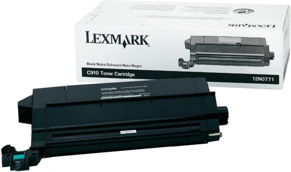 Original Lexmark Toner 12N0771 schwarz für C910 C912 X912