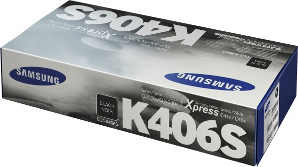 22356_Original_SAMSUNG_Toner_CLT-K406S/ELS_schwarz_für_CLP_360_365_B-Ware