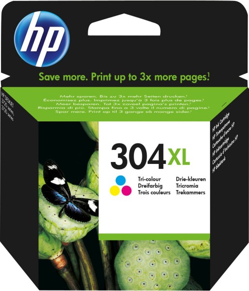 Original HP 304 XL Tinte Patronen farbig für DESKJET 2620 2630 3720 3730