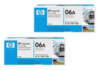 2x Original HP Toner 06A C3906A für LaserJet 5L 6L 3100 3150 Neutrale Schachtel