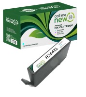 callmenew TINTE PATRONE für HP 364 XL cyan für Deskjet 3070 3520 3522 Officejet 4620 4622