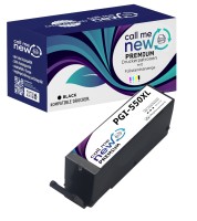 callmenew Premium TINTE PATRONE für Canon PGI-550PGBK XL Pixma IP7250 MG5650 MG6450 MX925