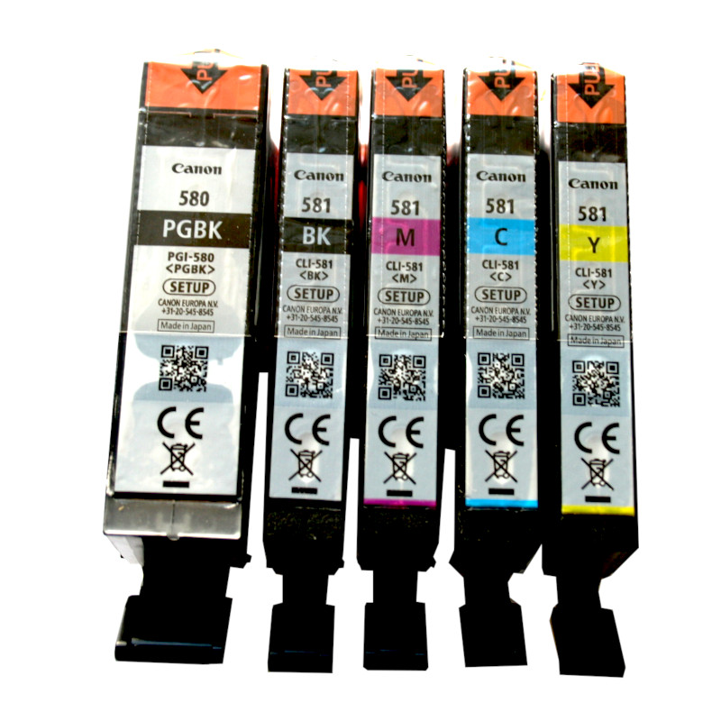10 Cartucce PGI580-CLI581XL Per Canon Pixma TS6250 TS6151 TR7550 TR8550 - Foto 4
