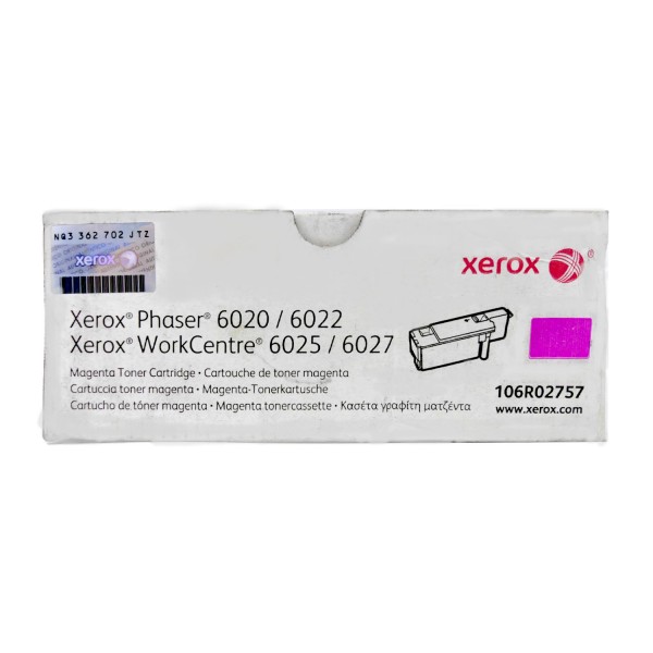 Original Xerox Toner 106R02757 magenta für Phaser 6020 6022 6027 B-Ware