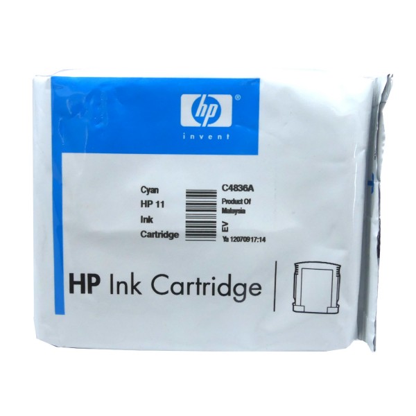 Original HP Tinten Patrone 11 cyan für InkJet 1100 1700 2200 2250 2300 2600 Blister