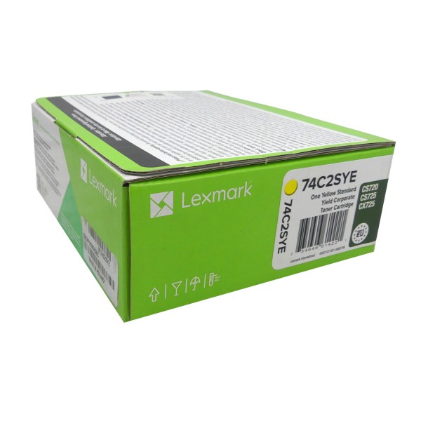 39570_Original_Lexmark_Toner_74C2SYE_gelb_für_CS_720_725_CX_725