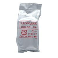 Original Lexmark Tinten Patrone 29A farbig für X 2500 2550 X 5495 Blister