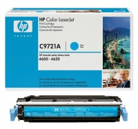 Original HP Toner C9721A 641A für Color Laserjet 4600 4600DN 4650 B-Ware