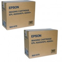 2x Original Epson Toner C13S051070 schwarz für für EPL-N2050 oV