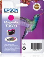 Original Epson Tinten Patrone T0803 magenta für Stylus Photo 50 650 700 800