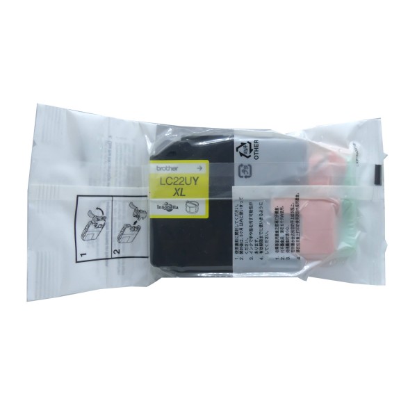 42300_Original_Brother_Tinten_Patrone_LC22UY_XL_gelb_für_DCP_785_985_Blister