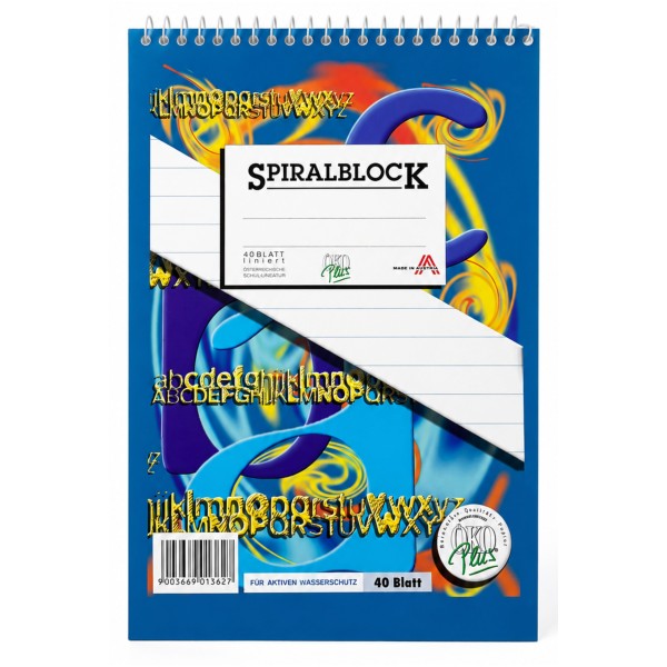64482_ÖKO_Plus_Spiralblock_–_40_Blatt_liniert
