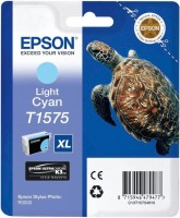 Original Epson Tinte Patrone T1575 XL cyan hell für Stylus Photo R3000