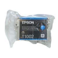 Original Epson Tinten Patrone T1002 cyan für Stylus Office 40 310 510 600 1100 Blister