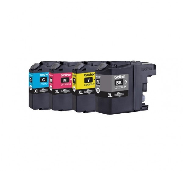 47478_4x_Original_Brother_Tinte_Patrone_LC-127XL_für_MFC-J_4310_4410_4510_Blister