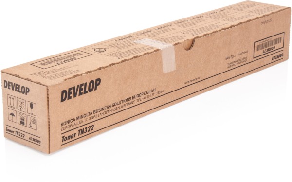 54428_Original_Develop_Toner_TN-322_(A33K0D0)_schwarz_für_Bizhub_224_284_364e_B-Ware