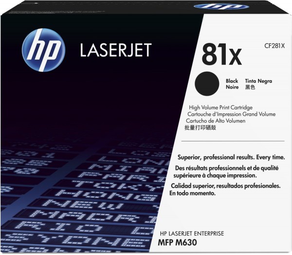 Original HP Toner 81X CF281X für Laserjet Enterprise MFP M630 M606 M630f B-Ware